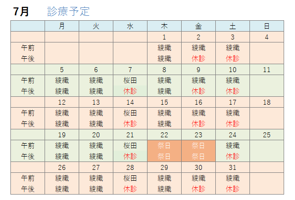 こんな症状があったら受診してください しんとこクリニック